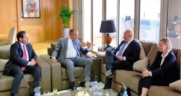 وزير الصناعة والتجارة يستقبل رئيس المكتب الأوروبي للبراءات